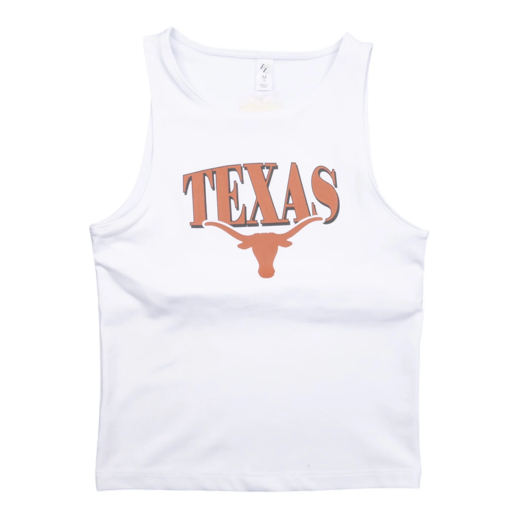 Youth ZooZatZ Texas Longhorns Athletic Crop Tank